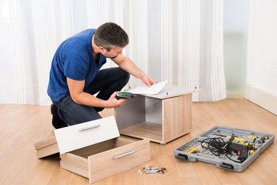 Furniture assembly with power tools (Assembly services) by Moving Pros CLE